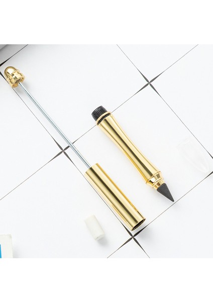 Şeker Açık Mavi Diy Boncuklu Kalem Boncuk Ebedi Kalemler Çizim Için Sınırsız Kalemler Metal Kalemler Mürekkepsiz Yazma Sürekli Kalem (Yurt Dışından) fırsatları