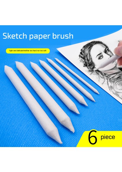 3 Adet 3/6 Adet/takım Sketcking Aracı Pirinç Kağıdı Kalem Sanatçı Malzemeleri Harmanlayan Leke Güdük Sopa Tortillon Kroki Sanat Beyaz Çizim Kömür (Yurt Dışından) modelleri