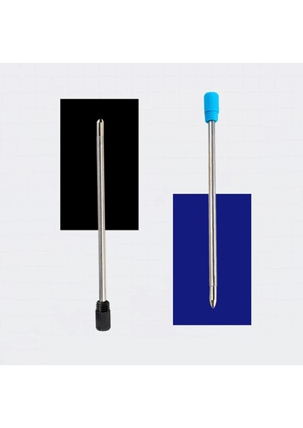 Mavi 70MM 10 Adet/grup 1.0mm Metal Rystal Kalem Genel Jel Kalem Pürüzsüz Dolum (Yurt Dışından) modelleri