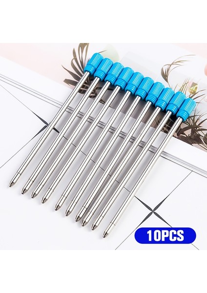 Mavi 70MM 10 Adet/grup 1.0mm Metal Rystal Kalem Genel Jel Kalem Pürüzsüz Dolum (Yurt Dışından) indirimleri