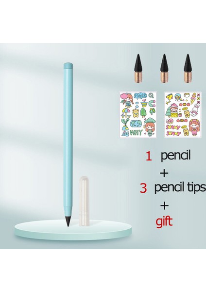 Açık Mavi Set Yeni Teknoloji Sonsuzluk Silgili Kalem Kawaii Sınırsız Yazma Ebedi Kalemler ve Hediyeler Sanat Malzemeleri Okul Kırtasiye (Yurt Dışından)