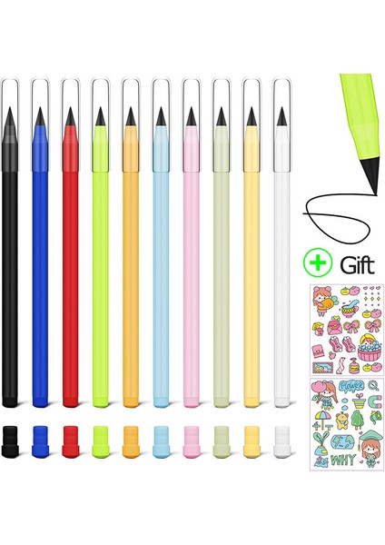 Açık Mavi Set Yeni Teknoloji Sonsuzluk Silgili Kalem Kawaii Sınırsız Yazma Ebedi Kalemler ve Hediyeler Sanat Malzemeleri Okul Kırtasiye (Yurt Dışından) modelleri