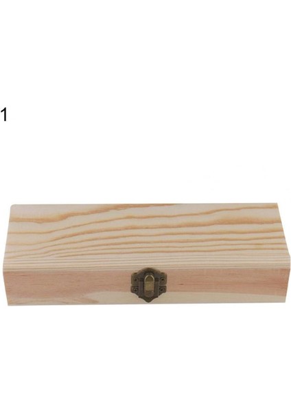 Stil 1 Kırtasiye Kutusu Kalem Yazı Fırçası Çekmece Depolama Kilitlenebilir Taşınabilir Dikdörtgen Ahşap Eskiz Kalem Kutusu Çocuklar Için (Yurt Dışından) fiyatları