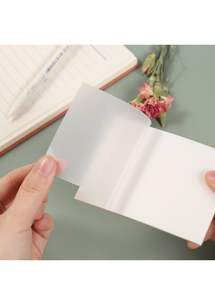 75X75MM Mavi Şeffaf Yapışkan Notlar Sıyrıklar Çıkartmalar Not Pedleri Yayınlandı Kağıt Temizle Not Defteri Okul Kırtasiye Ofis Malzemeleri (Yurt Dışından) modelleri