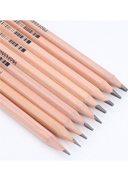 12PCS-5B 12PCS/LOT Sanat Kroki Kalem Okul Ahşap Hb 2b Çizim ve Yazma Kalemi (Yurt Dışından)