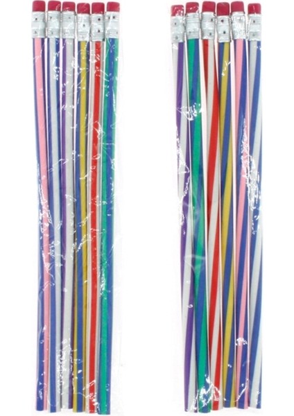 J1HD10SC500355-S-36 20/36 Adet Esnek Kalemler, Yumuşak Yenilik Kalemler, Silgili Yumuşak Serin Eğlenceli Kalem (Yurt Dışından) modelleri