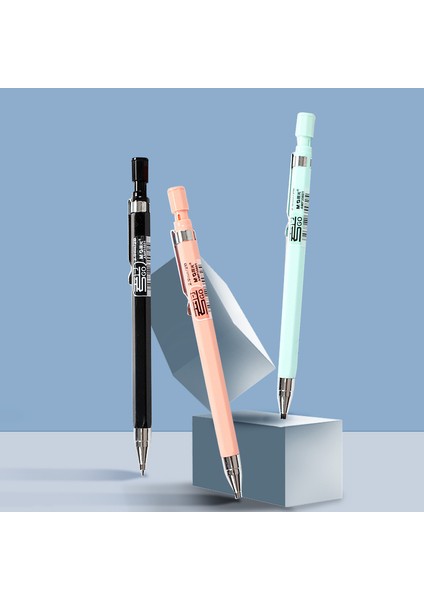 Pembe Set Kalın Başlı Mekanik Kurşun Kalem 2b Öğrenciler Için Otomatik Kalem Yeni Başlayanlar Için Toksik Olmayan Mekanik Kurşun Kalem Sürekli Çekirdek (Yurt Dışından) indirimleri