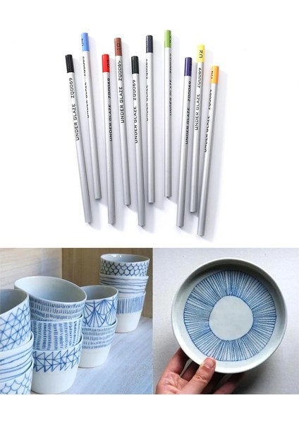 Yw Pottery Art Sıraltı Renkli Kalemler Seramik Dıy El-Boyalı Kanca Hattı (Yurt Dışından) modelleri