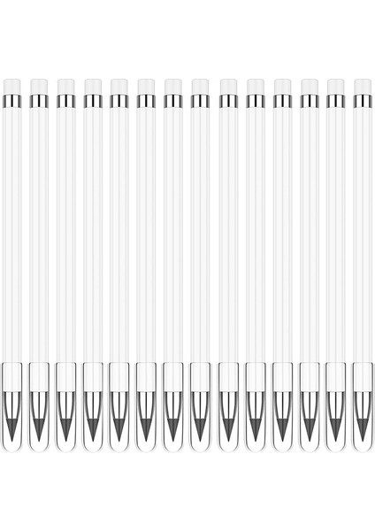 Beyaz 14 Adet Mürekkepsiz Kalemler Yeniden Kullanılabilir Kalıcı Kalemler Silgi ile Renkli Kalemler Ev Okul Ofis Yazma ve Boyama (Yurt Dışından)