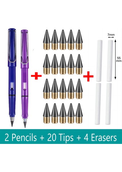 B 26 Adet/takım Kawaii Infinity Kalemler Hiçbir Bileme Sonsuzluk Kalemler Hiçbir Mürekkep Sınırsız Kalemler Sanat Okul Kırtasiye Malzemeleri Uç Silgi (Yurt Dışından)