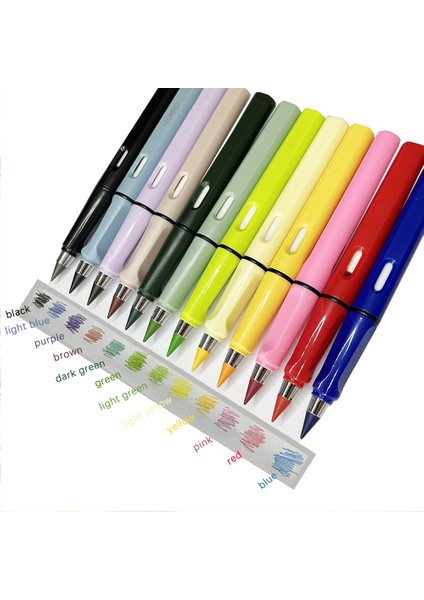 6 Adet Mor Set 6 Adet/takım Renkli Ebedi Kalem Seti 2b Sanat Kroki Boyama Sınırsız Yazma Kalemler Sihirli Silinebilir Yedekler Okul Malzemeleri (Yurt Dışından) modelleri