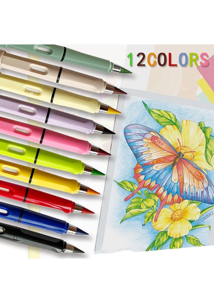 6 Adet Mor Set 6 Adet/takım Renkli Ebedi Kalem Seti 2b Sanat Kroki Boyama Sınırsız Yazma Kalemler Sihirli Silinebilir Yedekler Okul Malzemeleri (Yurt Dışından) fırsatları