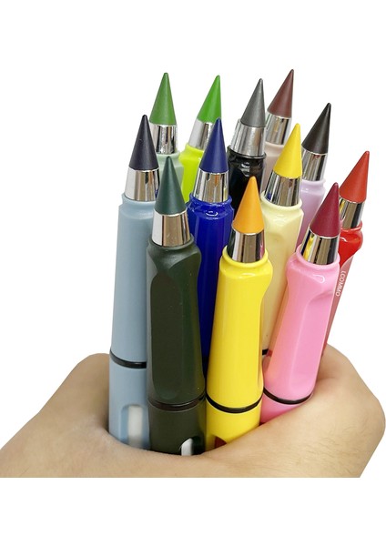 6 Adet Mor Set 6 Adet/takım Renkli Ebedi Kalem Seti 2b Sanat Kroki Boyama Sınırsız Yazma Kalemler Sihirli Silinebilir Yedekler Okul Malzemeleri (Yurt Dışından) indirimleri