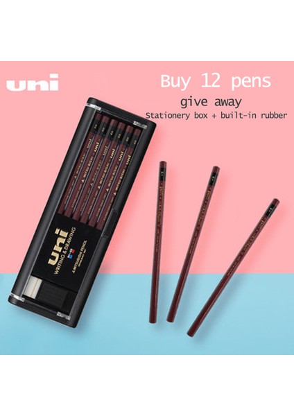 6h 1pcs Uni 1887 Gelişmiş Ahşap Kalem Sertlik Testi Kalem Çizim Kalemi Hı-Unı 1pcs (Yurt Dışından) fiyatları