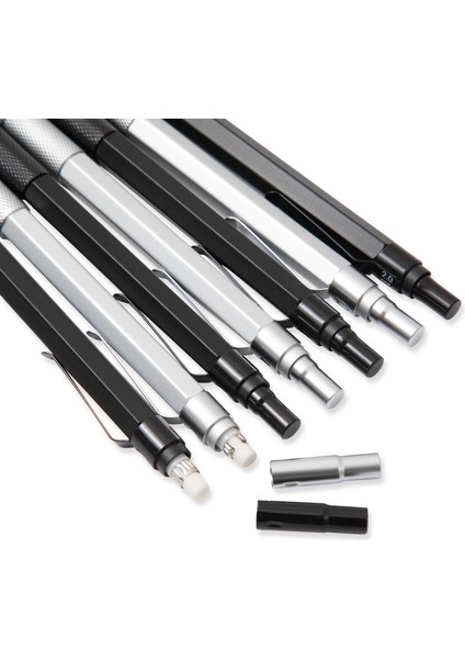 0.7mm Set 0.3 0.5 0.7 0.9 2.0mm Tam Metal Mekanik Kalem Seti Sanat Kroki Hb Geri Çekilebilir Uç Okul Yazma Kalem Hediye Kırtasiye Talepleri (Yurt Dışından) modelleri