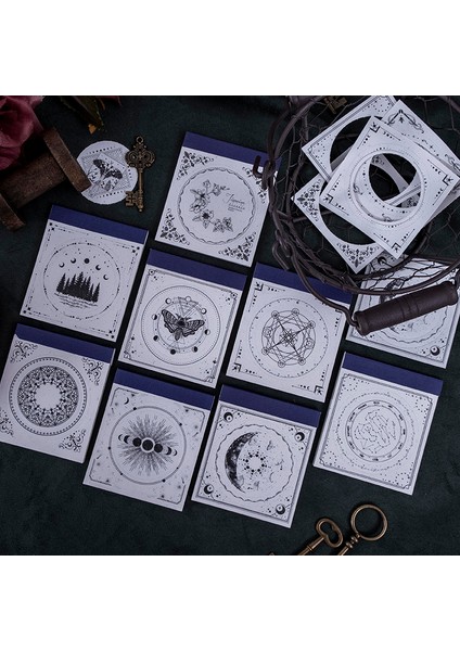 E Dimi 30 Sayfa Kalıp Kesilmiş Sınır Not Defteri Yırtılabilir Kelebek Yıldız Kağıt Not Defteri Deco Scrapbooking Kolaj Dergisi Günlüğü Malzemeleri (Yurt Dışından)