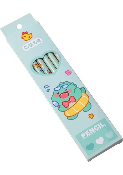 Stil 7 Yeni Varış 6 Adet/paket Sevimli Pembe Panter Hb Ahşap Silgi ile Kalemler Çocuk Çalışma Kroki Kalem Okul Kırtasiye (Yurt Dışından)