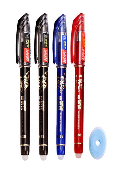 4 Adet Mix Kalem 25 Adet/takım Renkli Silinebilir Jel Kalem Yedekler Çubuklar 0.5mm Kawaii Tükenmez Kalemler Yıkanabilir Kolu Ofis Okul Yazma Kırtasiye (Yurt Dışından)