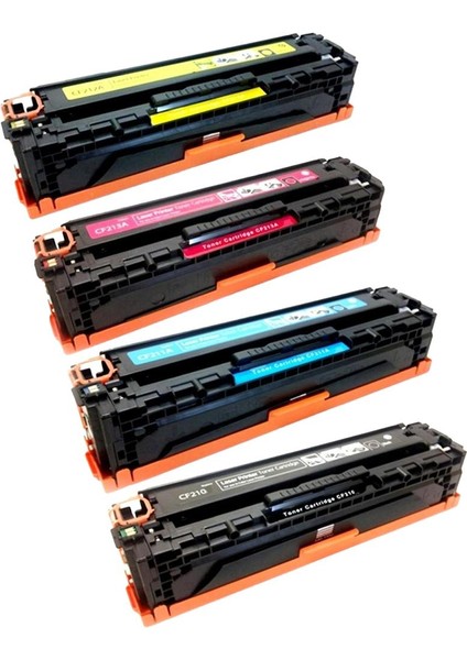 Hp 131A/CF210/CF211/CF212/213 Muadil Toner Seti Tüm Renkler