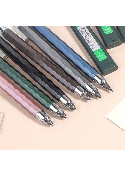 A1 5.6mm Mekanik Otomatik Kalemler Kömür Grafit Kalem Kurşun 4b 6b 8b Okul Ofis Yazma Uygulaması (Yurt Dışından) modelleri