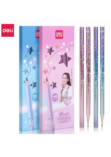 Rastgele 1 Kutu (8 Adet) Deli 8 Adet/kutu Hb Kalem Kore Sevimli Glitter Yıldız Kutup Kalemler Kawaii Okul Malzemeleri Çocuklar Kalem Kırtasiye Öğrenci Için Ödül (Yurt Dışından)