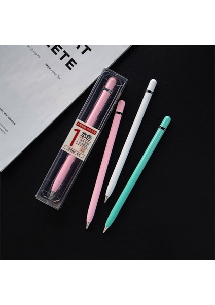 Pembe Silinebilir Sonsuz Kalem Metal Mürekkepsiz Kalem Hiçbir Bileme Kroki Kalem Hediye Kalem Erkek Kız Öğrenci Çocuk Çizim K1KF (Yurt Dışından) modelleri
