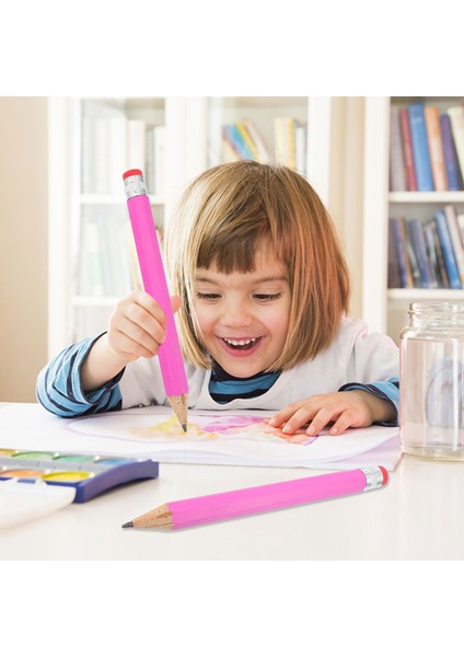 Yeşil 2 Adet Yeşil Hediyeler ve El Sanatları Çocuklar Için 35 cm Ahşap Büyük Çizim Yazma Boyama Işareti Kırtasiye Sahne (Rastgele Pembe (Yurt Dışından)