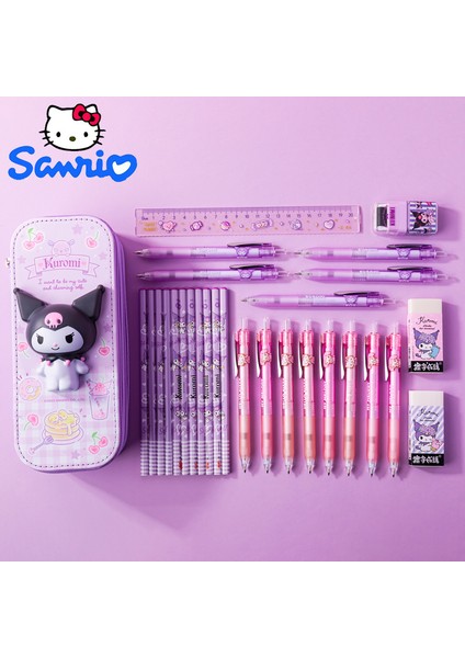 Sadece Kırtasiye Kutusu Sanrio Karikatür Sevimli Kalem Çantası Kawaii Hello Kitty Cinnamoroll Melodi Kalem Kutusu Kıpır Kıpır Oyuncaklar Sıkıştırılmış Kırtasiye Çantası Kalem Kutusu (Yurt Dışından) fırsatları
