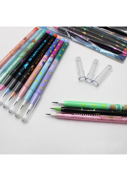 1 Paket Kalem Çekirdeği 4 Adet/takım Keskinleşmeyen Kalem Sevimli Kırtasiye Karikatür Kalem Plastik Kalem Öğrenci Okul Ofis Kırtasiye (Yurt Dışından) modelleri