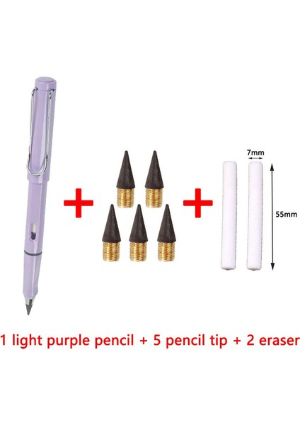 J 8 Adet/takım Infinity Kalem Hiçbir Mürekkep Sanat Ebedi Kalemler Kroki Okul Öğeleri Kawaii Kalemler Okula Dönüş Malzemeleri Kırtasiye Hediyeler (Yurt Dışından)