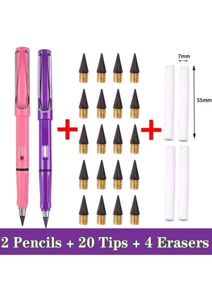 26 Adet Gül Dpurple 26 Adet/takım Ebedi Kalem Sanat Kroki Renk Kawaii Infinity Kalemler Kız Okul Malzemeleri Için Bileme Yok Kırtasiye Hediyeler Kalemler (Yurt Dışından)