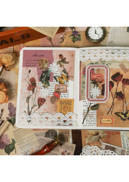 Bir Journamm 30 Adet/paket Vintage Karalama Defteri Malzemeleri Kağıt Kolaj Önemsiz Dergisi Dıy Fotoğraf Albümü Estetik Kırtasiye Dekor Kağıt Seti (Yurt Dışından) fırsatları