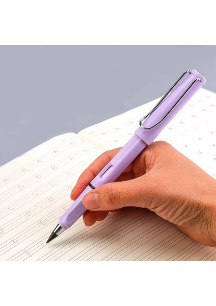 Siyah Kırtasiye Kalem Sınırsız Yazma Kalem Sihirli Kalemler Papeleria Kawaii Çocuklar Öğretmen Hediye Ofis Okul Sanat Malzemeleri Sevimli Kalemler (Yurt Dışından) modelleri
