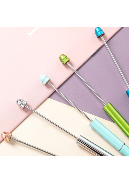 Şeker Açık Pembe 5 Adet Diy Boncuklu Kalem Çizim Ebedi Kalem Bilemeyen Mürekkep Içermeyen Sürekli Yazma Kalem (Yurt Dışından) indirimleri