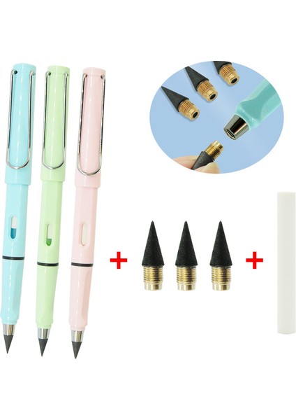Sarı 5 Adet Set Yeni 5 Adet/takım Teknoloji Sınırsız Yazma Kalem Dayanıklı Hiçbir Mürekkep Ebedi Kalem Sanat Kroki Boyama Araçları Çocuk Hediye Okul Kırtasiye (Yurt Dışından) fiyatları