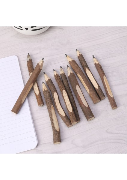 Kalem Gerçek Ahşap Kalemler Tükenmez Kalem Çocuklar Için Çocuk Parti Doğum Günü Yeni Yıl Hediyesi (Yurt Dışından) fırsatları