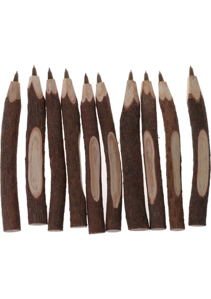 Kalem Gerçek Ahşap Kalemler Tükenmez Kalem Çocuklar Için Çocuk Parti Doğum Günü Yeni Yıl Hediyesi (Yurt Dışından) indirimleri