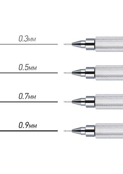 0.3mm Unı Mekanik Kurşun Kalem M5-552 Metal Kavrama 0.3/0.5/0.7/0.9mm Düşük Yerçekimi Kesintisiz Kurşun Öğrenciler Için Çizim Eskiz Kırtasiye (Yurt Dışından) fırsatları