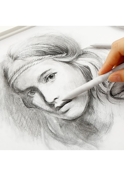 3 Adet Karıştırma Leke Güdük Sopa 3/6 Adet/takım Sketcking Aracı Kroki Sanat Beyaz Çizim Kömür Pirinç Kağıt Kalem Sanatçı Malzemeleri (Yurt Dışından)