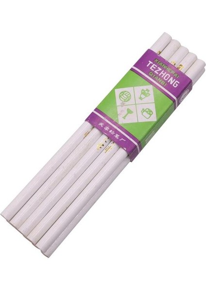 10 Adet 10 Adet 176*8MM Beyaz Ahşap Kurşun Kalem Dıy Giyim Macunu Elmas Yapışkan Dolum Dikiş Araçları Aksesuarı Öğrenci Ofis Dıy El (Yurt Dışından)