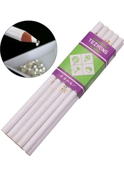 10 Adet 10 Adet 176*8MM Beyaz Ahşap Kurşun Kalem Dıy Giyim Macunu Elmas Yapışkan Dolum Dikiş Araçları Aksesuarı Öğrenci Ofis Dıy El (Yurt Dışından) fırsatları