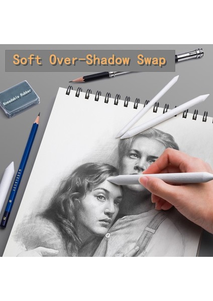 12 Adet Set Karıştırma Kütükler ve Tortilyonlar Kağıt Sanat Karıştırıcılar Zımpara Kalemtıraş Pointer Sanatçı Kömür Kroki Çizim Araçları (Yurt Dışından) fırsatları