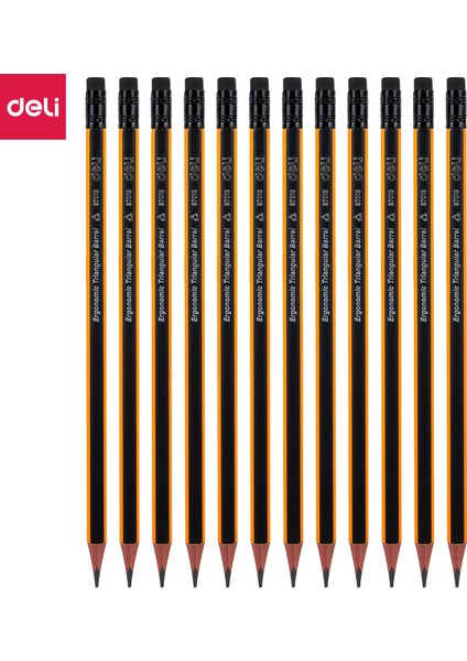 E37013-2B Deli Grafit Kalemler Okul Için 1 Kutu (12 Adet) Hb/2b Ofis Kalem Çizim Kalem Seti Çocuklar Için Kalemler E37013 E37014 (Yurt Dışından) modelleri
