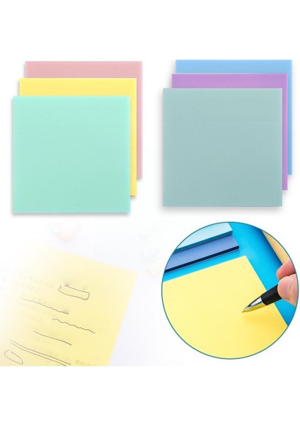 Mavi 50 Yaprak Şeffaf Yayınlandı Yapışkan Not Pedleri Bloknotlar Papeleria Kırtasiye Ofis Kawaii Pozisyon Dergisi Malzemeleri Okul L4T4 (Yurt Dışından) modelleri
