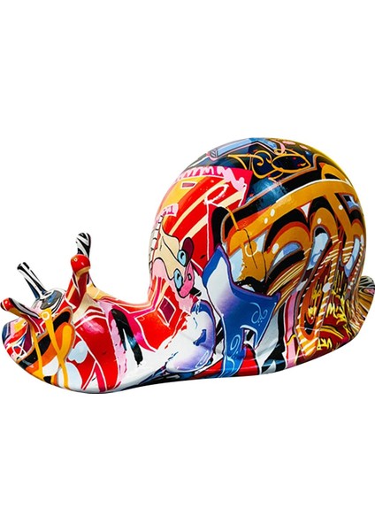 Salyangoz Heykel Modern Sanat Hayvanları Heykeli Kitaplık Kapalı Dolap Grafiti (Yurt Dışından) fırsatları