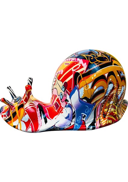 Salyangoz Heykel Modern Sanat Hayvanları Heykeli Kitaplık Kapalı Dolap Grafiti (Yurt Dışından) indirimleri