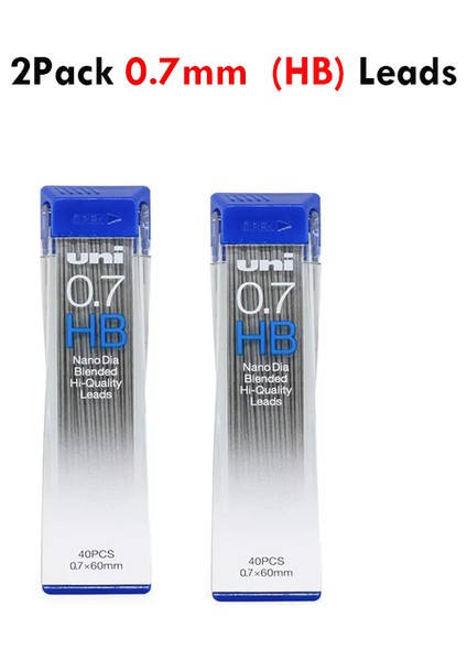 2 Kutu Hb Kurşun 0.7 mm Uni Mekanik Kurşun Kalem M5-552 Metal Kavrama 0.3/0.5/0.7/0.9mm Düşük Ağırlık Merkezi Profesyonel Çizim Kroki Otomatik Kalem Sanat (Yurt Dışından) fiyatları