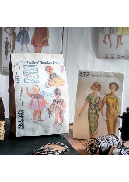 G Yoofun 50 Sayfa Vintage Giyim Koleksiyonları Malzeme Kağıtları Retro Moda Gösterisi Kağıt Scrapbooking Dergisi Günlüğü Zanaat Makin (Yurt Dışından) indirimleri