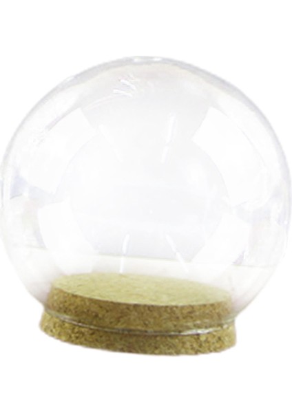 Tezgahlar Için Ahşap Taban Dekor Kubbe Vitrini ile Görüntü 12CMX12CMX12CM (Yurt Dışından)