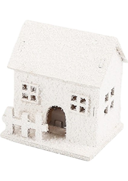 LED Snowflake House Süsleme Işık Noel Dekorasyonu Için Noel Dekorasyonu 8.3cmx7.3cmx9.3cm (Yurt Dışından)